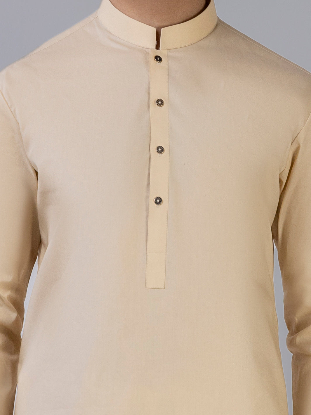 Biege Latha Unstitched Fabric | PMU 1025