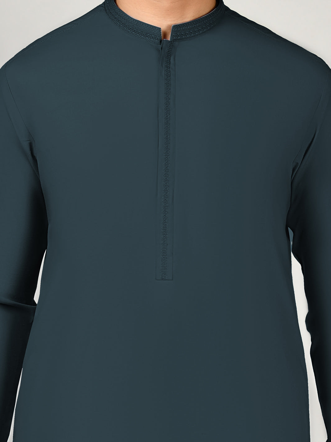 Aqua Blended Unstitched Fabric | PMU 1010